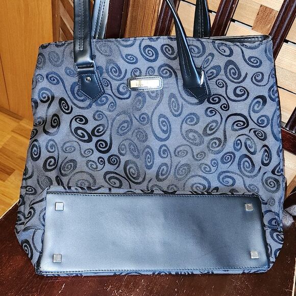 NWOT Retro Moda Design Black Shoulder/Travel Bag - Picture 4 of 8